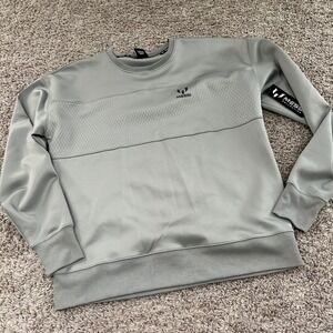 Messi Collection Mens Grey Athletic Performance Crewneck Sweatshirt Sz Small NWT